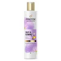 Pantene Silky & Glowing Šampon s Biotinem a Regeneračním Keratinem 250 ml pro Suché Vlasy