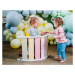 Montessori houpačka Sway Rainbow White Gelato Toddler in Family