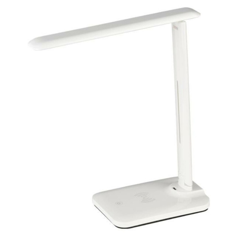 ACA Lighting stolní lampa LED 5W bílá CCT 320LM dotykový spínač + bezdrátové/USB nabíjení FUTUR2