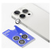 Blueo Sapphire Crystal Stainless Steel Camera Lens Protector Silver iPhone 15 Pro BSCL-I15PRO-SI