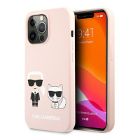 Karl Lagerfeld KLHCP13LSSKCI hard silikonové pouzdro iPhone 13 / 13 Pro 6.1