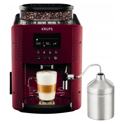 Automatický tlakový kávovar Krups EA8165 1450 W červený