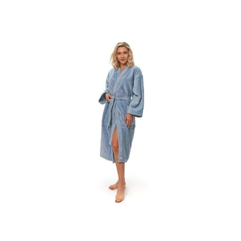 Interkontakt Dámský župan kimono Fog Blue M