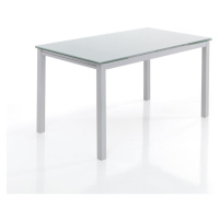 Rozkládací jídelní stůl se skleněnou deskou 80x140 cm New Daily – Tomasucci