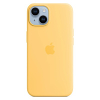Apple silikonový kryt s MagSafe na iPhone 14 slunečně žlutá