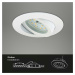 BRILONER 3ks sada LED vestavné svítidlo, pr. 8,2 cm, 6,5 W, bílé BRI 7296-036