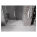 MEXEN/S Velar posuvné sprchové dveře 140, transparent, chrom 871-140-000-01-01