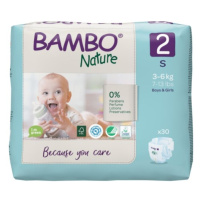 Bambo Nature 2 S 3-6 kg dětské pleny 30 ks