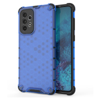 Honeycomb pancéřové pouzdro se silikonovým rámem pro Samsung Galaxy A73 5G Blue