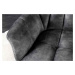 LuxD Designová lavice Vallerina 165 cm šedý samet