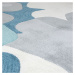 Flair Rugs koberce Kusový koberec Zest Retro Floral Blue - 120x170 cm