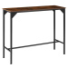 tectake 404338 barový stůl kerry 120x40x100,5cm - Industriální dřevo tmavé, rustikální - Industr