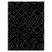 Černý pratelný koberec 120x170 cm Imran – Flair Rugs