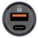 LDNIO C510Q USB, USB-C Nabíječka do auta + kabel Lightning