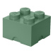 LEGO Storage LEGO úložný box 4 - army zelená