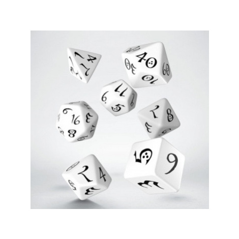 Q-Workshop Classic RPG Dice Set (7 dice) bílá/černá