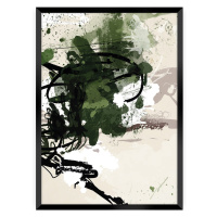 Dekoria Plakát Abstract II, 70 x 100 cm, Volba rámku: Černý