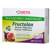 Fructolax Ovoce&Vláknina žvýkací kostky 24ks