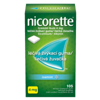 NICORETTE Icemint 4 mg Léčivá žvýkací guma 105 kusů