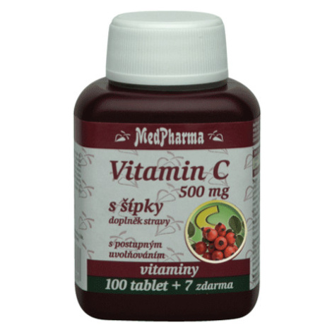 MedPharma Vitamin C 500mg s šípky s postupným uvolňováním tbl.107