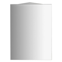 Aqualine ZOJA/KERAMIA FRESH rohová zrcadlová skříňka 37x72x37cm, bílá