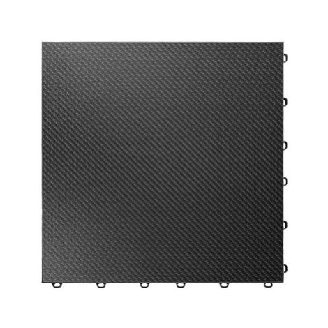 Swisstrax dlaždice modulární podlahy typu Vinyltrax Pro 40×40 cm barva karbon (Carbon fiber)