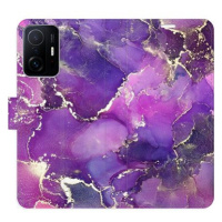 iSaprio flip pouzdro Purple Marble pro Xiaomi 11T / 11T Pro