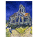 Obraz - reprodukce 30x40 cm The Church at Auvers, Vincent van Gogh – Fedkolor