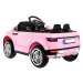mamido  Elektrické autíčko sportovní Rapid Racer růžové