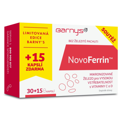 Barny´s NovoFerrin 30+15 kapslí