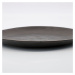 Kameninový mělký talíř průměr 27,5 cm RUSTIC House Doctor - tmavě šedý