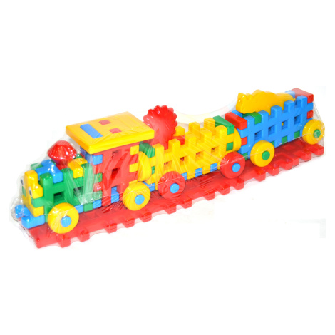 Stavebnice plastová - vláček Wiky