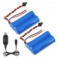 2EL Rc Baterie Pro Rc Auta Akumulátor Li-ion 7.4V 1500mAh