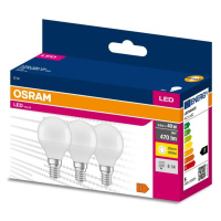 Osram SADA 3x LED Žárovka P45 E14/4,9W/230V 3000K - Osram