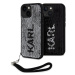 Karl Lagerfeld Sequins Reversible iPhone 15 /stříbrné černé