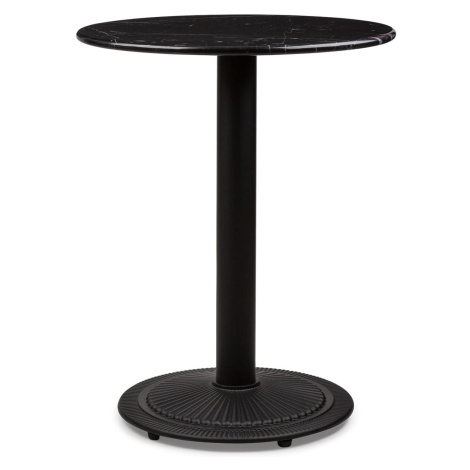 Blumfeldt Patras Pearl, bistro stolek, secesní styl, mramor, O 60 cm, výška 75 cm, litina