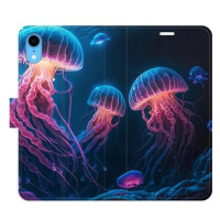 iSaprio flip pouzdro Jellyfish pro iPhone XR