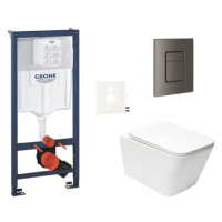 Závěsný wc set do lehkých stěn / předstěnová montáž Swiss Aqua Technologies Infinitio SIKOGRSIN1