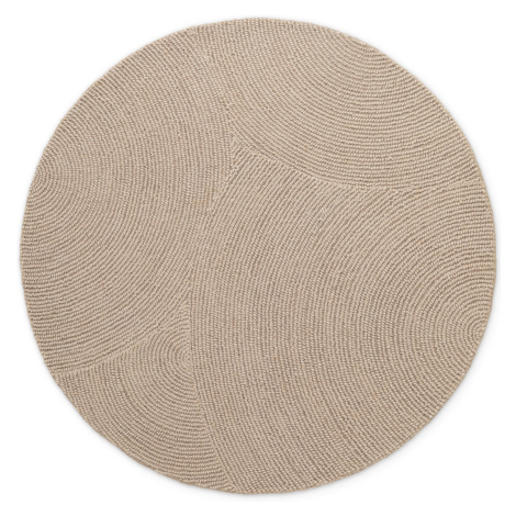 Hanse Home, Kusový koberec Eleni 106221 Hellbeige kruh, 200x200 (průměr) kruh, béžová, ložnice