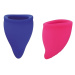 Fun Factory Fun Cup Explore Kit menstruační kalíšky 2 ks modrý/růžový