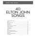 MS Really Easy Piano: 40 Elton John Songs