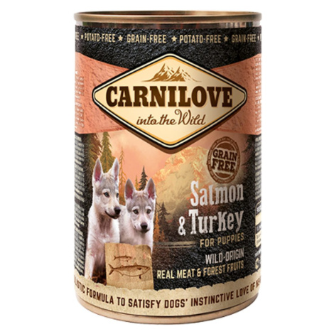 Carnilove Wild Meat Salmon & Turkey for Puppies 400 g | Konzerva pro psy