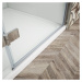 GELCO TRINITY CHROM obdélníkový kout 900x1000 rohový vstup, matné sklo, GT2290-10M-CH GT2290-10M