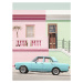 Fotografie Pastel Vintage Car, Sisi & Seb, 30 × 40 cm