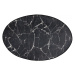 L'essentiel Koupelnová předložka Marble DJT 80x120 černá/bílá