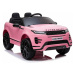 Elektrické autíčko Range Rover Evoque, Jednomístné, pink, Kožená sedadla, MP3