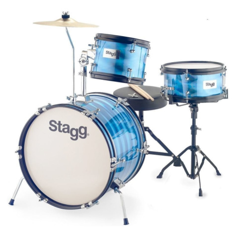Stagg Tim Jr 3/16B Dětská bicí souprava Modrá Blue