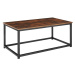 tectake 404449 konferenční stolek lynch 100x55x45,5cm - Industriální dřevo tmavé, rustikální - I