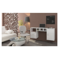 ArtCross Závěsný PC stolek Hanger Barva: Bílá / bílý lesk