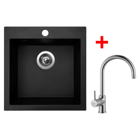 Sinks VIVA 455 Granblack + Vitalia VIVA 455 Granblack + Vitalia